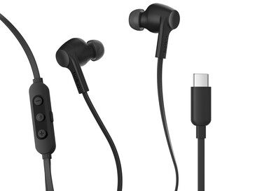 Проводные наушники SoundForm от Belkin имеют кабель длиной 4 фута. (Источник изображения: Belkin)