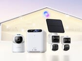 Продукты Ugreen AIoT теперь доступны для предварительного заказа. На фотографии: линейка продуктов, включающая умные камеры и хаб HA100 AI.
