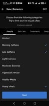 Снимок экрана инструмента Garmin Lifestyle Logging. (Источник изображения: Скриншот)