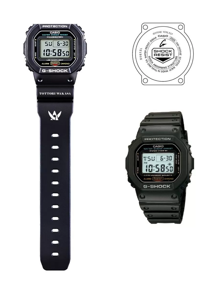 Часы Casio G-Shock x Wakasa Town, выпущенные ограниченной серией DW-5600UE. (Источник изображения: Casio)