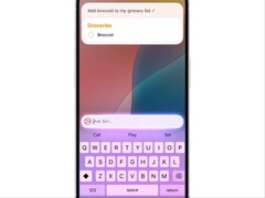Siri с Apple Intelligence отвечает на запрос списка продуктов. (Источник изображения: Apple)