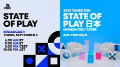 Баннер, анонсирующий мероприятие Sony «State of Play»
