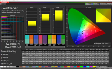 CalMAN: Colour Accuracy – sRGB, расширенные настройки