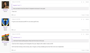 Обновление события NateTheHate PlayStation (Источник изображения: скриншот, форумы ResetEra)