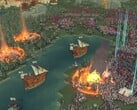 Изображение, на котором изображены армии и корабли из игры «Diplomacy is Not an Option», которая в настоящее время доступна в продаже на Steam.
