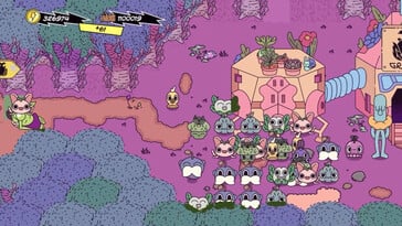 На изображении: скриншот игрового процесса Super Farming Boy.
