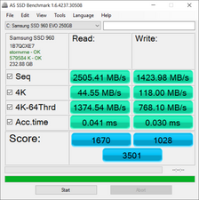 AS SSD (Основной SSD)