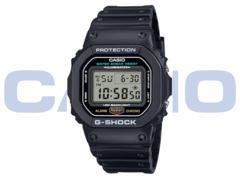 Casio DW-5600UE оснащен светодиодной подсветкой вместо старой EL-панели. (Источник изображения: Casio)