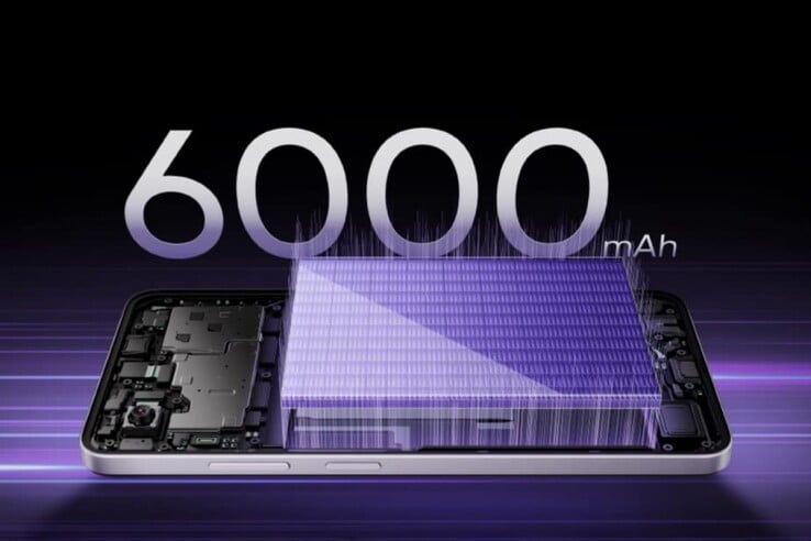 Realme Narzo 80 Lite 5G может похвастаться батареей емкостью 6 000 мАч (Источник изображения: Realme)