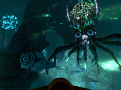 Столкновение с левиафанами в Subnautica - одно из лучших впечатлений от игры. На снимке - игровой скриншот. (Источник изображения: Steam)