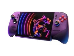 Более доступная модель MSI Claw 8 EX будет выпускаться в цвете Luminous Blue, в отличие от представленной здесь версии Arc G3 Extreme в цвете Void Purple.
