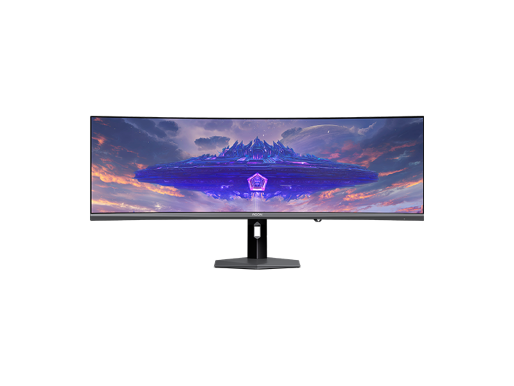Изогнутый игровой монитор AOC Agon Pro AGP497UCZD — вид спереди