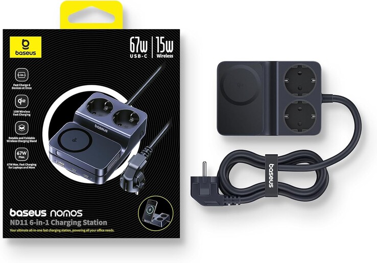 Зарядная станция Baseus Nomos ND11 6-в-1. (Источник изображения: Baseus)