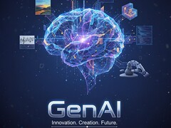 GenAI: мозг следующего поколения цифрового творчества. (Источник изображения: AI generated)