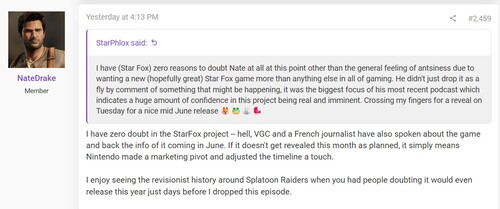 NateTheHate сообщает дату выхода Star Fox Switch 2