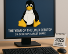 Доля Linux на рынке настольных ОС достигла 5%, что свидетельствует о растущем распространении среди потребителей и геймеров. (Изображение сгенерировано с помощью ChatGPT)