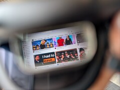 Более близкий вид проецируемого расширенного дисплея