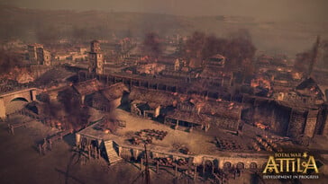 Изображение города в Total War: Attila.
