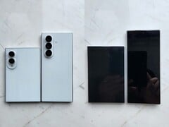 Предполагаемые утечки изображений дизайнерских макетов моделей Samsung Z Fold 8 (более широкая версия) и Fold 8 Ultra серии « Galaxy ».