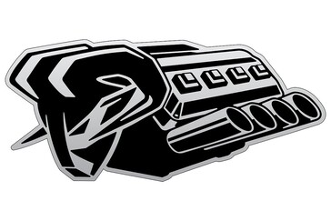 Новый значок двигателя Hemi V8 для Ram 1500