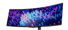Дисплей Predator X49 V имеет кривизну 1800R, как и его аналоги. (Источник изображения: Acer через DisplaySpecifications)