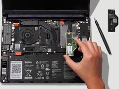 Внутреннее устройство ноутбука Framework Laptop 13 Pro
