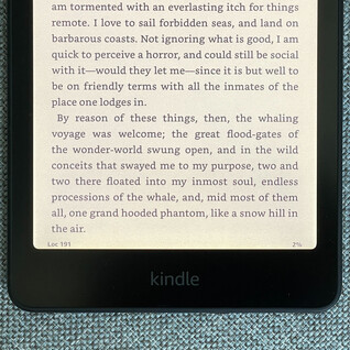 Желтые пятна видны на обзорном устройстве Kindle Colorsoft от The Verge. (Источник изображения: The Verge, Эндрю Лишевски)