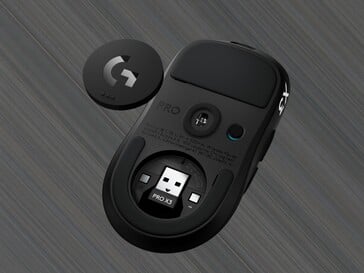 Изображение нижней части игровой мыши Logitech G Pro X3 Superstrike