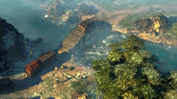 Изображение, на котором изображены несколько персонажей из игры «Shadow Tactics: Blades of the Shogun».