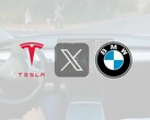 Компания BMW удалила свой аккаунт в социальных сетях, в котором она похвалила FSD компании Tesla, после того как компания Tesla игриво ответила ей тем же. (Источник изображения: Tesla - Отредактировано)