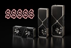 Ожидается, что графические процессоры RTX 5080 и RTX 5090 смогут похвастаться 10 752 и 21 760 ядрами CUDA соответственно. (Источник изображения: Nvidia, отредактировано)