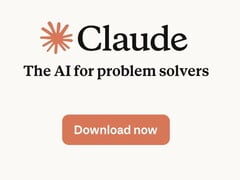 Рекламный экран Claude