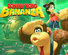 На иллюстрации Donkey Kong Bananza изображены Донки Конг и Полин с логотипом (Источник изображения: Nintendo of America с правками)