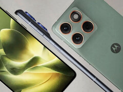 Motorola Edge 70 в двух представленных цветах. (Источник изображения: через Evan Blass)