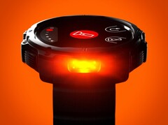 В часах Polar Street X Smartwatch есть светодиодный фонарик, который также может светить красным.