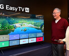 Телевизор LG Easy TV предлагает пульт дистанционного управления и кнопку помощи. (Источник изображения: LG Electronics)