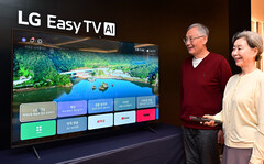 Телевизор LG Easy TV предлагает пульт дистанционного управления и кнопку помощи. (Источник изображения: LG Electronics)