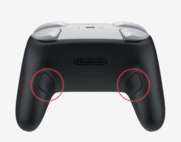 В контроллере Nintendo Switch 2 Pro Controller появились две настраиваемые задние кнопки. (Источник изображения: Nintendo)