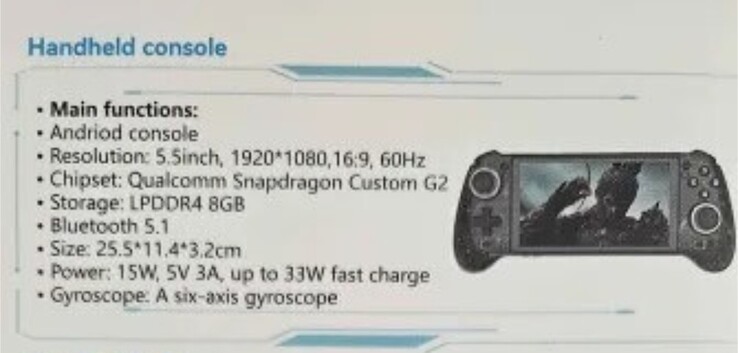 Ранее просочившаяся информация о Anbernic RG 557. (Источник изображения: Retro Handhelds)