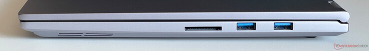 Справа: Устройство для чтения карт памяти SD, 2x USB-A 3.2 Gen 1 (5 Гбит/с)