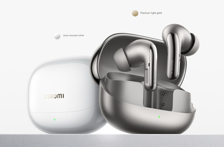 Обычные Xiaomi Buds 5 Pro поставляются в двух цветах на выбор. (Источник изображения: Xiaomi)