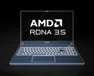 RDNA 3.5 может использоваться до 2029 года. На фото: Рендер, демонстрирующий игровой ноутбук AMD. (Источник изображения: AMD - отредактировано)