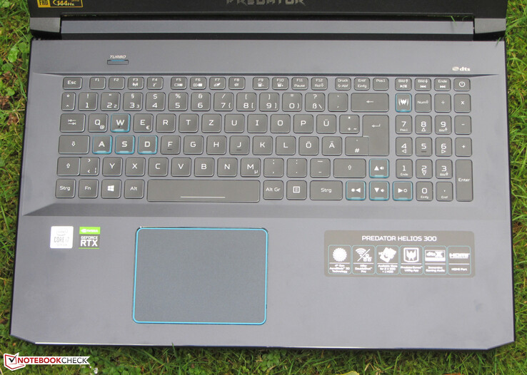 Устройства ввода Acer Predator Helios 300 PH317-54