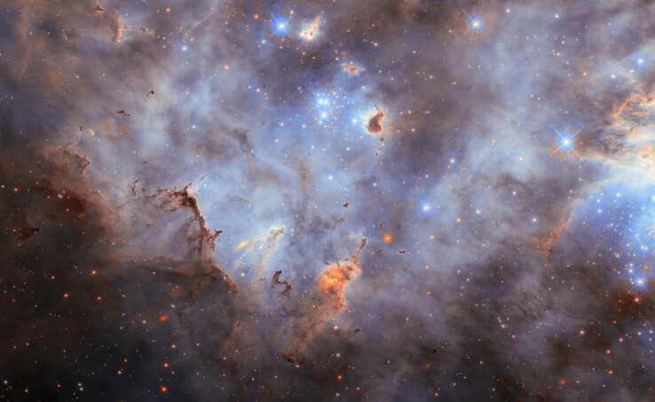 Изображение N11, сделанное Уэббом (Источник изображения: ESA/Hubble, NASA, К. Мюррей и Х. Маис Апелланис)