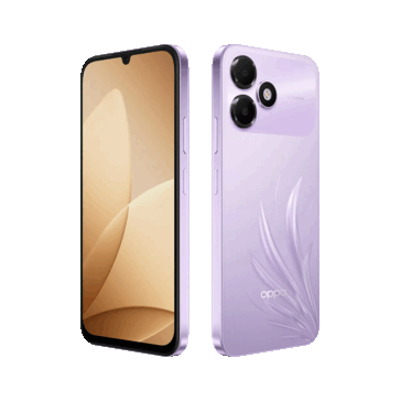 Oppo K14 Lite в цвете «Feather Purple».