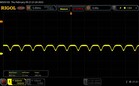 Пульсации ШИМ, яркость 25%