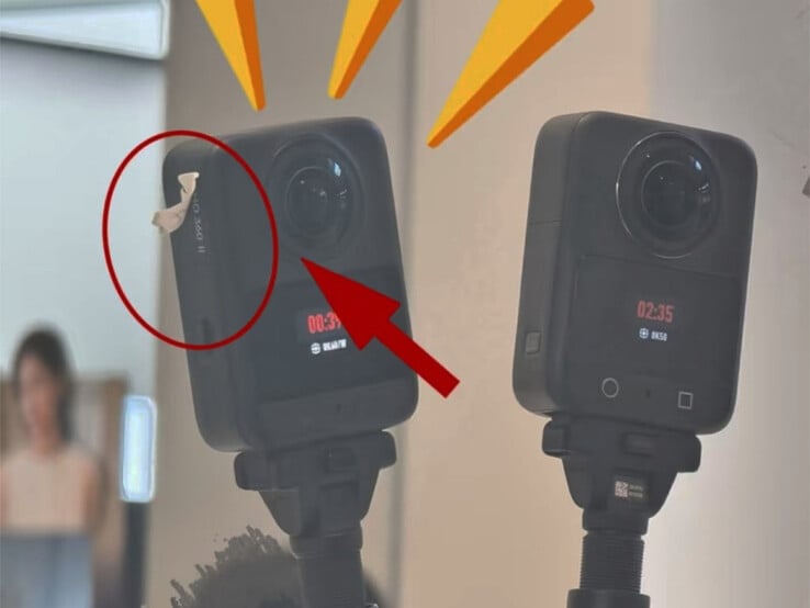 Osmo 360 II и Osmo 360, слева направо.