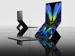 Новейший Zenbook Duo по-прежнему оснащен встроенной подставкой для продуманного режима работы с двумя экранами. (Источник изображения: Asus)