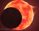 Концепция планеты TRAPPIST-1 d, вращающейся вокруг своей звезды (Источник изображения: NASA, ESA, CSA, Joseph Olmsted, and STScI)