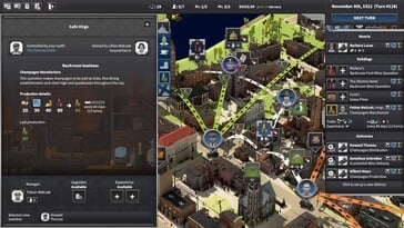 Изображение пользовательского интерфейса в City of Gangsters.